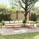 Option Brown and cream white 4 chairs + 1 table
