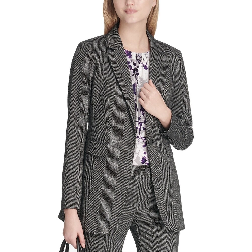 macy's calvin klein suit womens