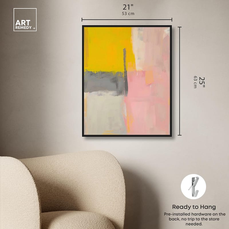 Tangerine Blush II Canvas by Art Remedy