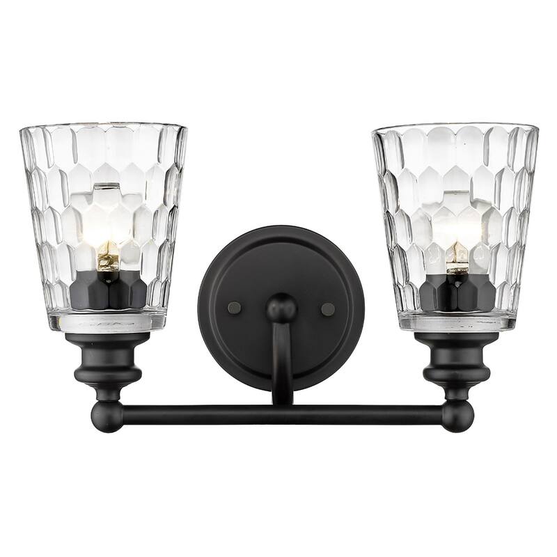 Modern Transitional Hardwired Wall Light with Reversible Mount and Clear Glass Shade LED Compatible