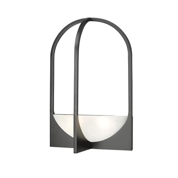 slide 2 of 9, Z-Lite 1947-2S Devon 2 Light 18" Tall Wall Sconce Matte Black
