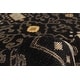 preview thumbnail 4 of 3, ECARPETGALLERY Hand-knotted Ikat Royale Black Wool Rug - 6'0 x 9'0