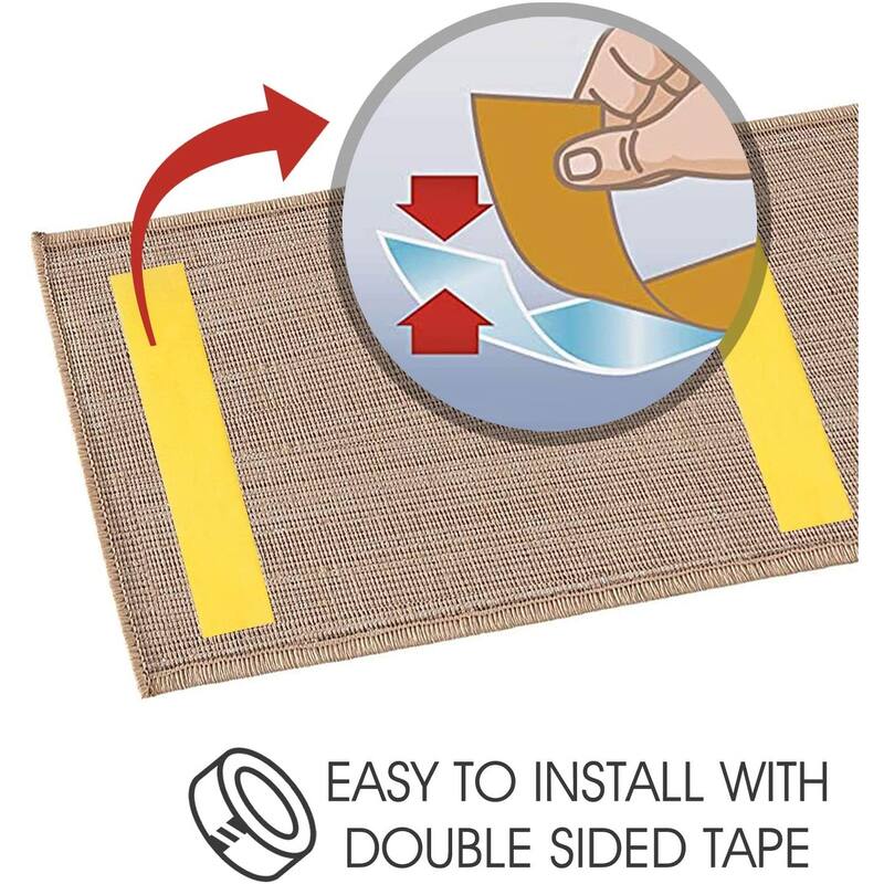 SUSSEXHOME Stair Treads Non-Skid Solid Safety Stair Mat, Landing Rug