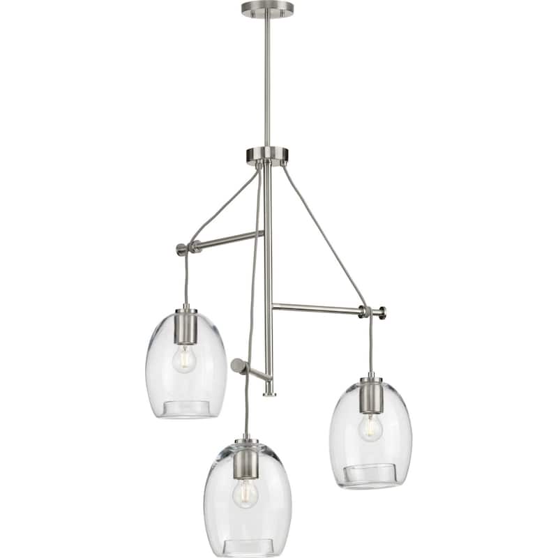 Progress Lighting Caisson 3 Light 30" Wide Multi Light Pendant