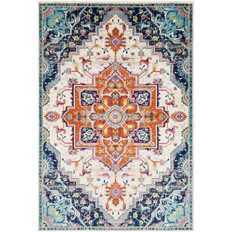 Livabliss Paramount Updated Traditional Medallion Area Rug