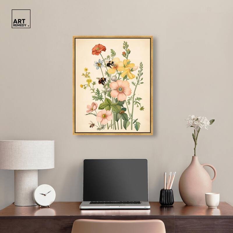 Pollinator Portrait I Canvas by Art Remedy