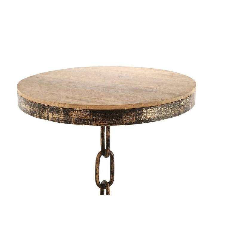 Spi Home Chain Link End Table - Large - 23.5 X 18 X 18 inches