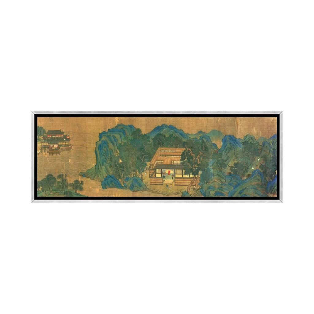 iCanvas "Wang Chuan's Residence, after the Painting Style and Poetry of Wang Wei " by Qiu Ying Framed