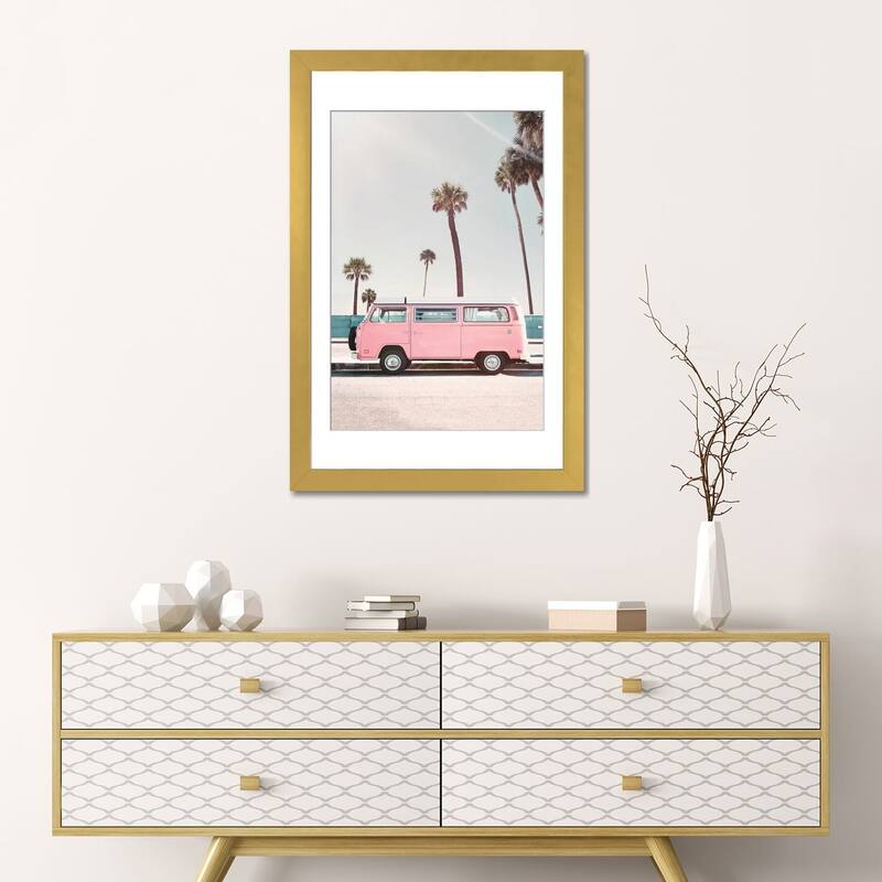 iCanvas "Pink Van" by Sisi & Seb PFA