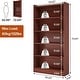 preview thumbnail 37 of 41, 6-Tier Open Bookcase, 72 inches Large Tall Bookshelf