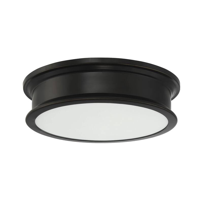Savoy House Watkins 3 Light 16" Wide Flush Mount Drum Ceiling Fixture
