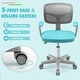 preview thumbnail 42 of 48, Costway Auto Lock Kids Mesh Chair with Armrests Height Adjustable - 21.5''x 20''x 31.5''-36''