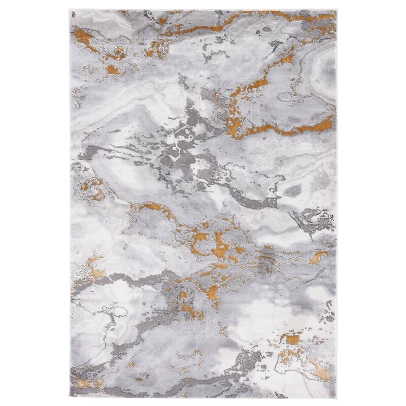 SAFAVIEH Craft Imola Modern & Contemporary Rug - 2'7" x 5' - Grey/Gold