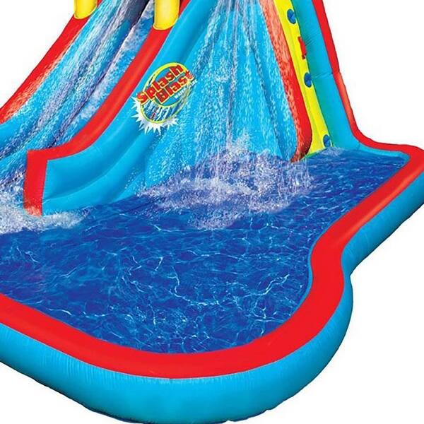 Banzai Slide N' Soak Inflatable Outdoor Kids Splash Pool Water Park