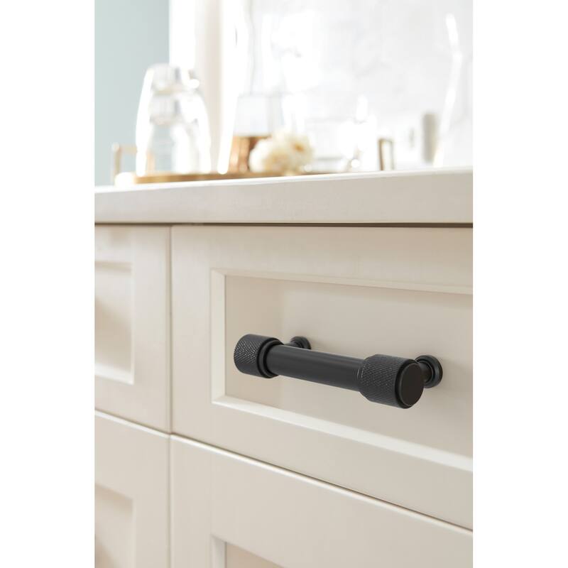Amerock BP37742 Faraday 3" Center to Center Knurled Bar Cabinet Pull