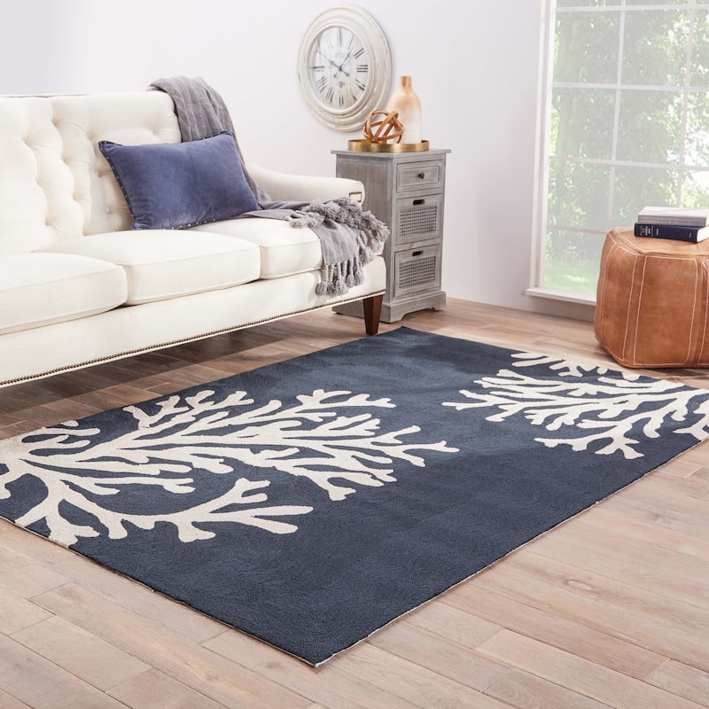 Saint Michaels Indoor/ Outdoor Floral Area Rug by Havenside Home