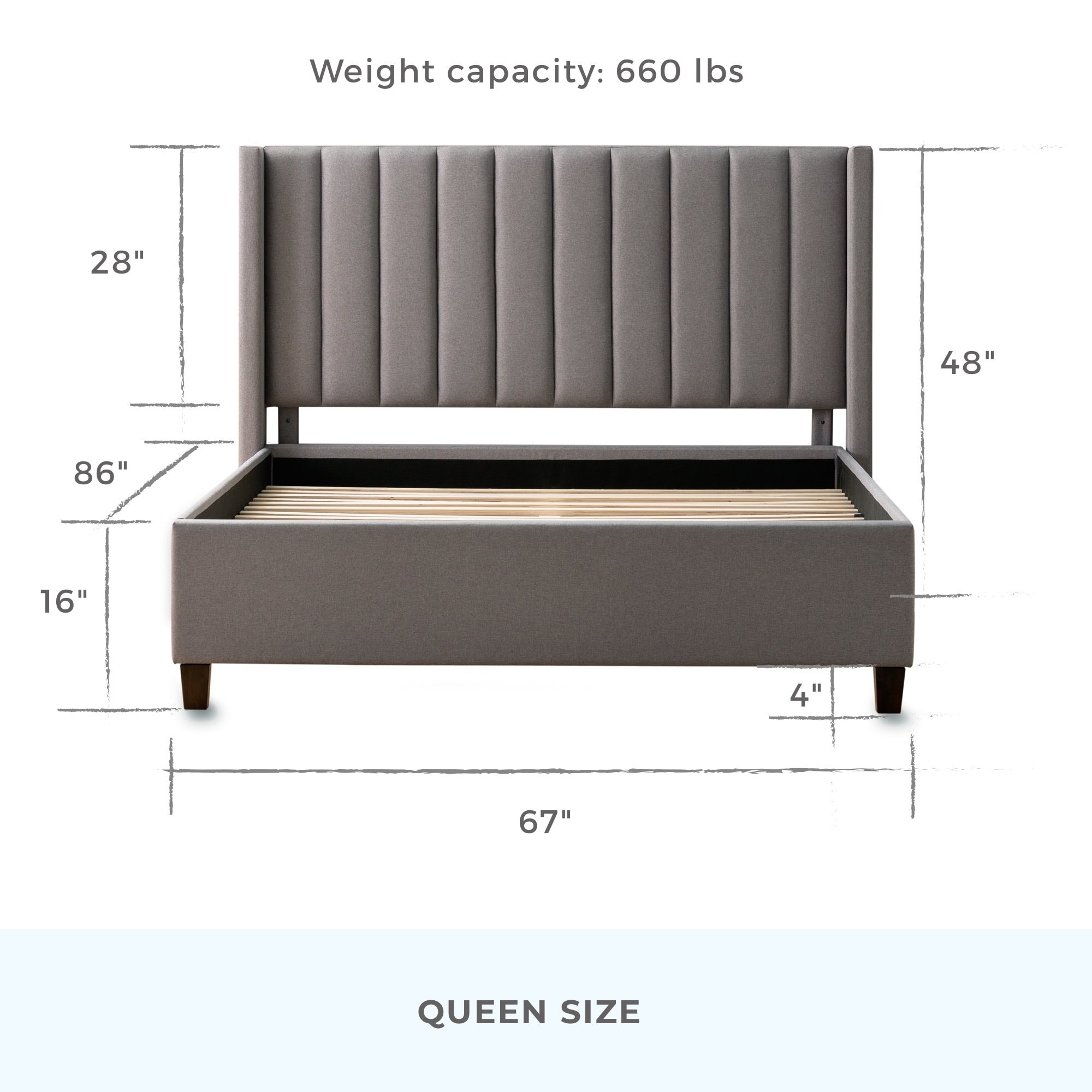 Brookside adele vertical upholstered bed discount