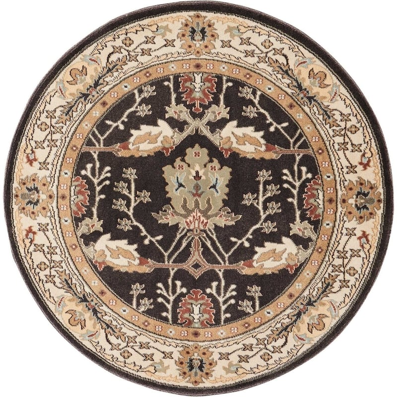 Nourison Walden Traditional Persian Floral Bordered Area Rug