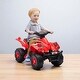 preview thumbnail 6 of 5, 6V Kids ATV Quad Car, Electric 4 Wheeler Ride-On Toy with Music for Boys & Girls Ages 2-6, 1.6 MPH