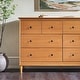 preview thumbnail 25 of 62, Walker Edison Bullrushes 6-Drawer Solid Wood Dresser