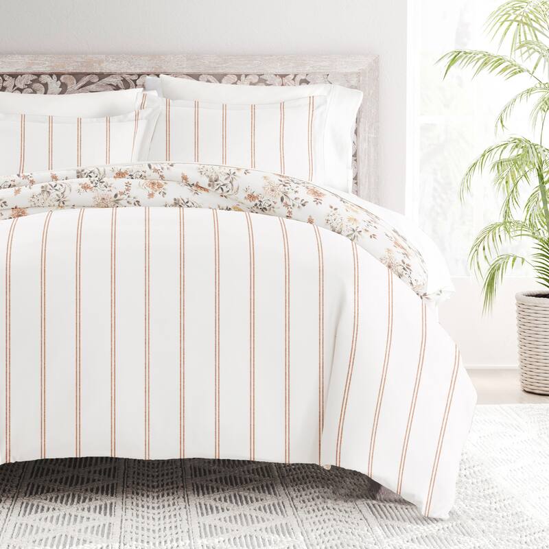 Becky Cameron 3-Piece Reversible Patterned Duvet Cover Set