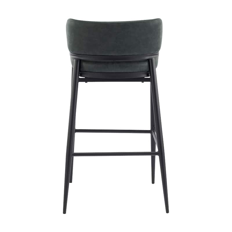 Christopher Knight Home - Mason Metal and Leathaire Barstool (Set of 2)
