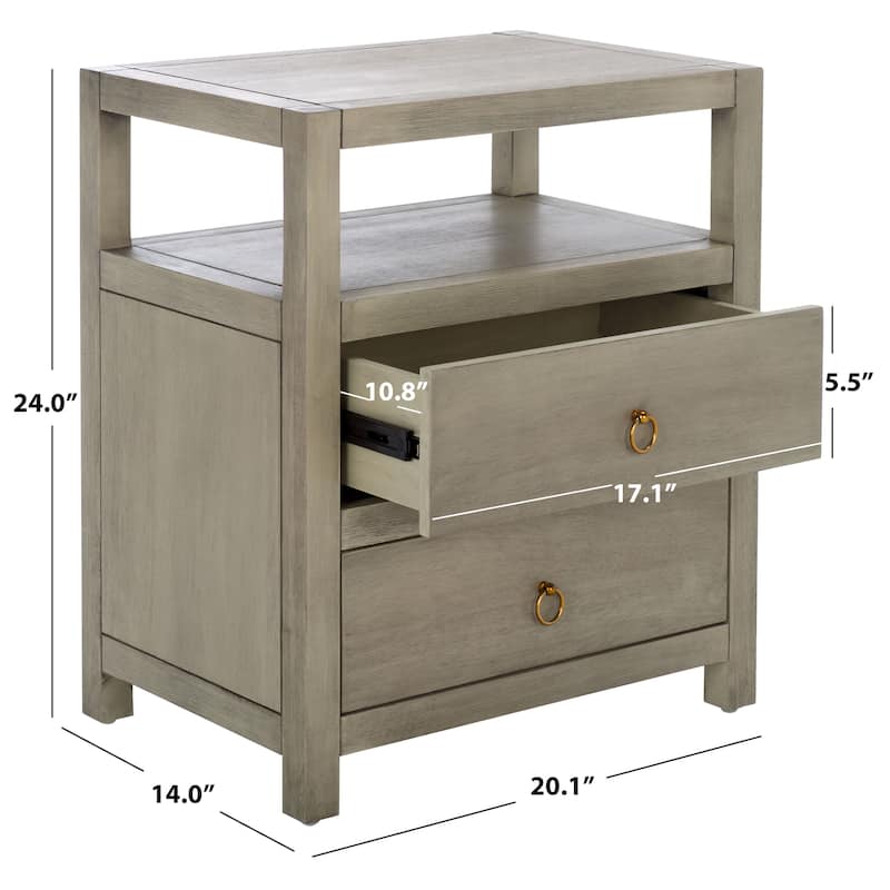 SAFAVIEH Home Amisa Nightstand