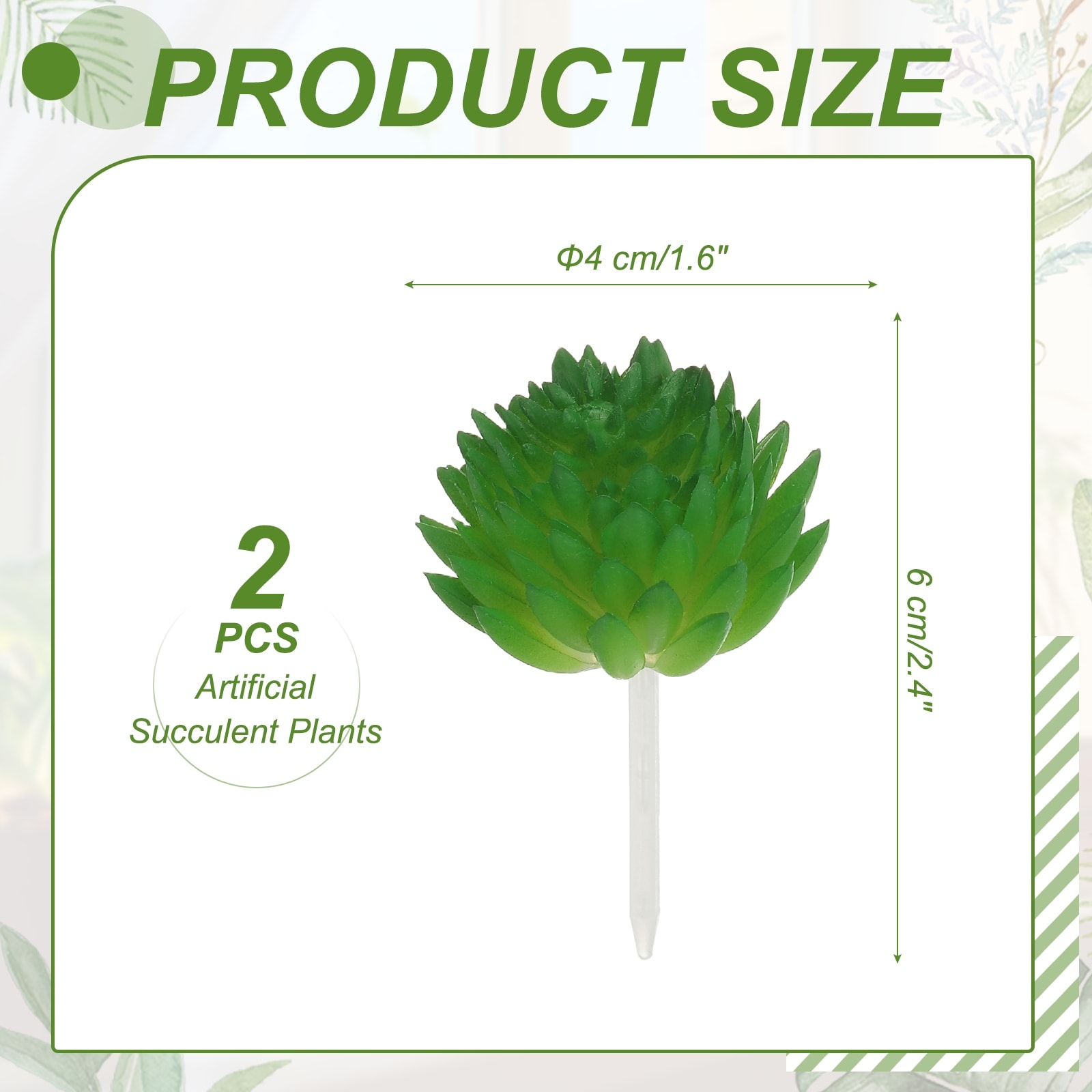 Artificial Succulent Plants, Small Realistic Fake Succulents Colorful Faux Artificial Lotus Flowers