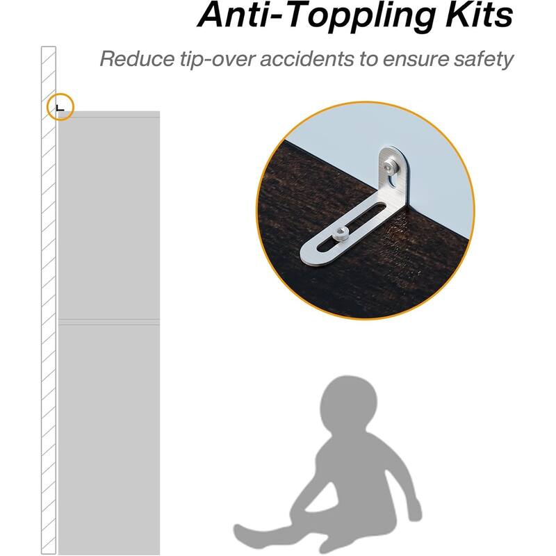 Bookcase, Open Display Storage Shelf, Organizer Cabinet Bookshelf Accent Shelving for Living Room, Home Office, Library, Bedroom