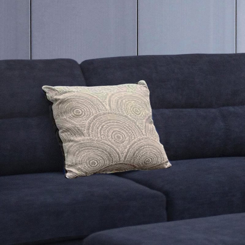 Diego 100"W Fabric Sectional Sofa with Right Facing Chaise, Storage Ottoman, and 2 Accent Pillows