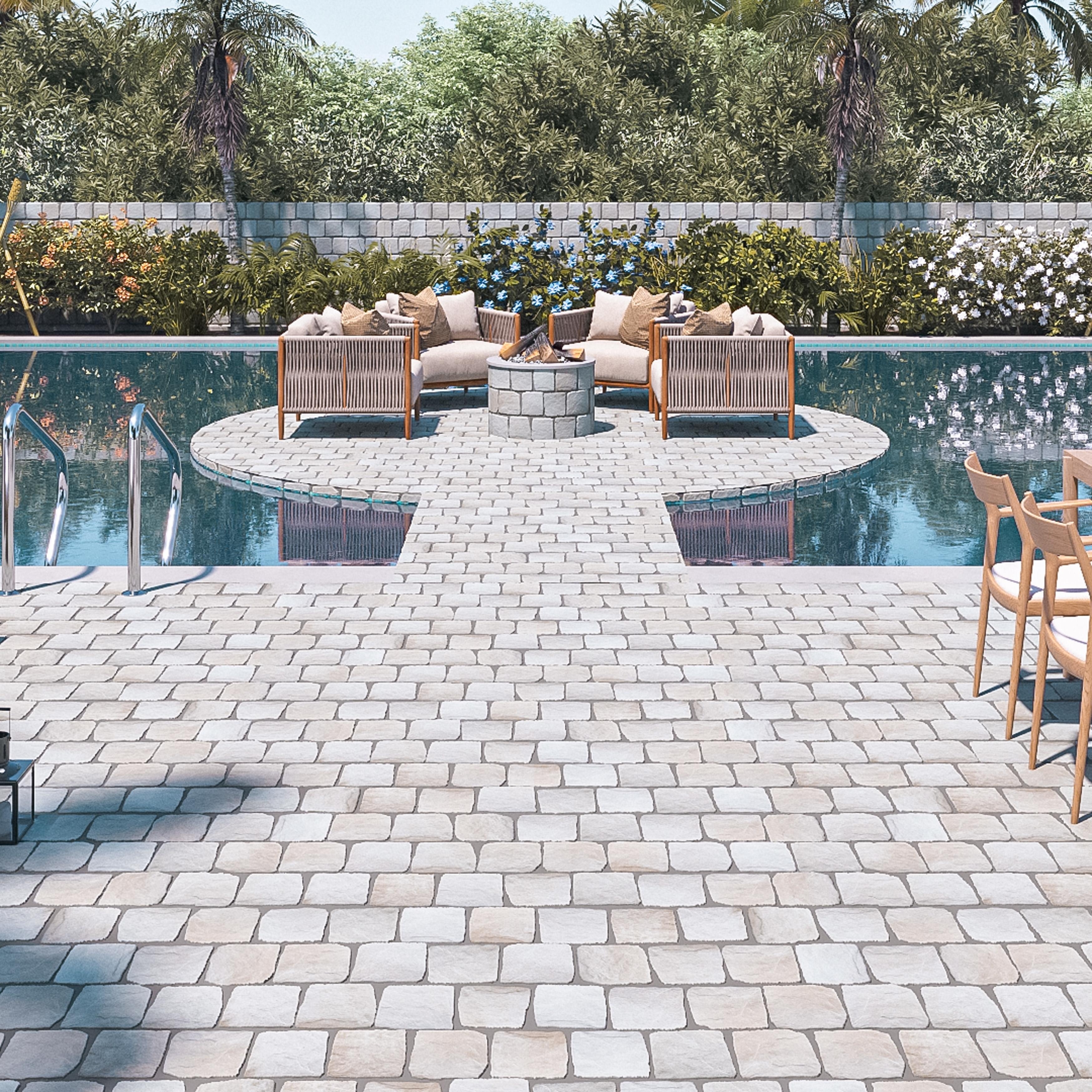 Merola Tile Country Bone 5-7/8" x 5-7/8" Porcelain Floor and Wall Tile
