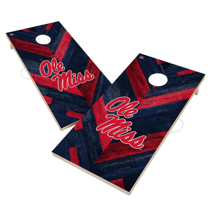 Mississippi Ole Miss Rebels Cornhole Board Set - NO Accessories