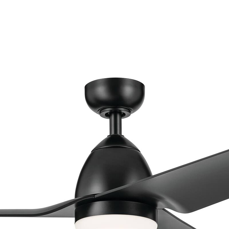 Kichler Lighting Fit 54 in. Integrated LED Outdoor Downrod Mount Ceiling Fan