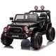 preview thumbnail 1 of 78, 24V Electric Kids Ride-On Vehicle, Parent-Controlled Car with Adjustable Speeds, Pull Rod, Storage & LED Lights Black