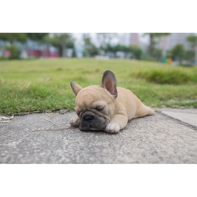 Sleeping Pug Puppy Statue