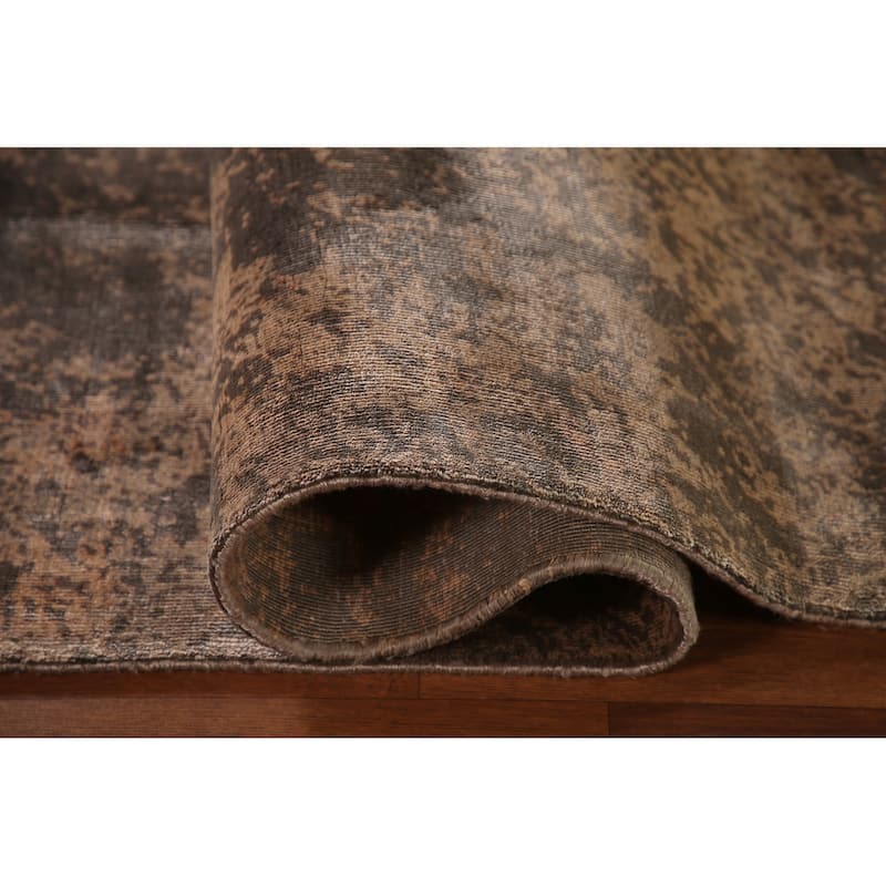 Abstract / Modern Area Rug Hand-Knotted Wool Carpet - 6'6" x 9'5"