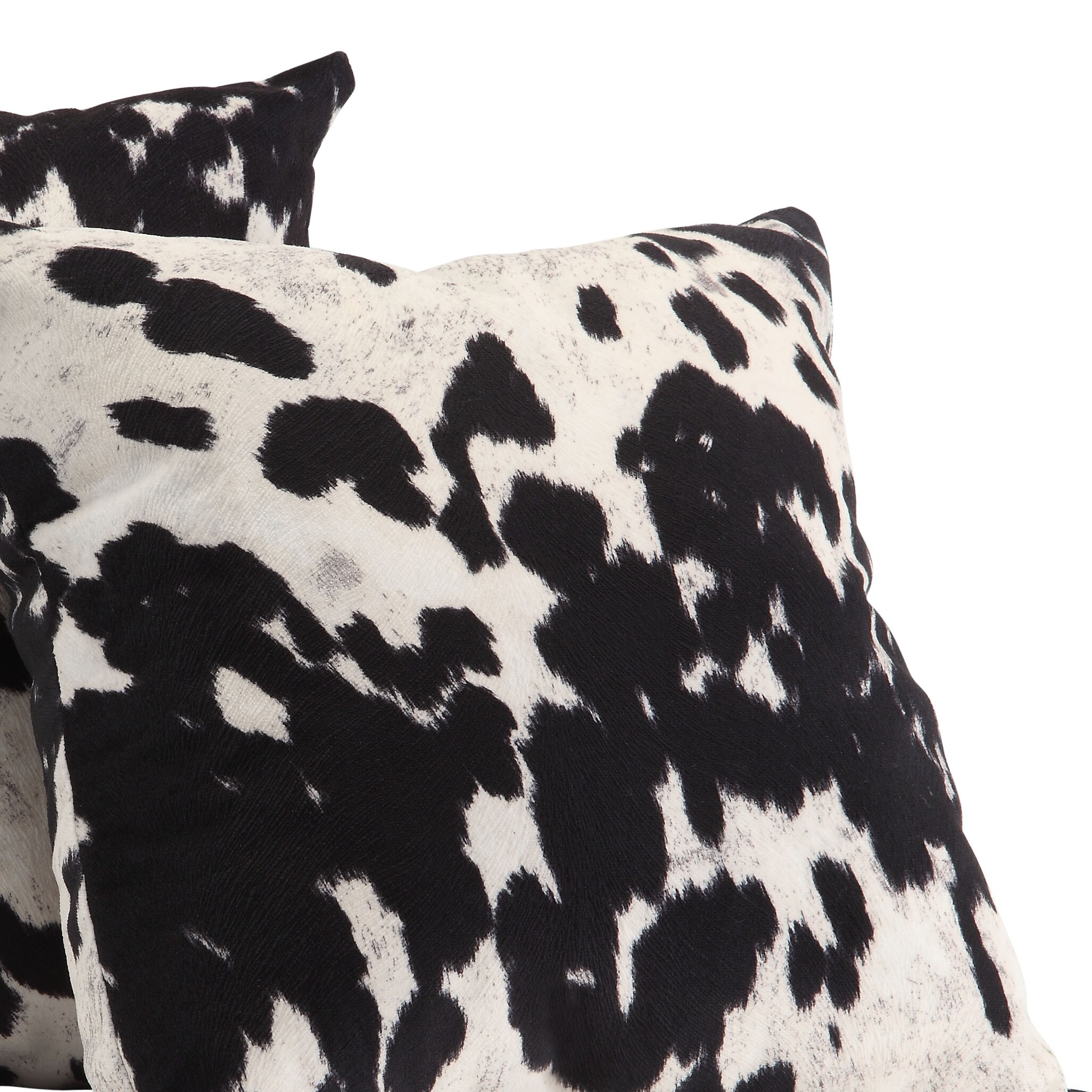 Cow print accent pillows sale