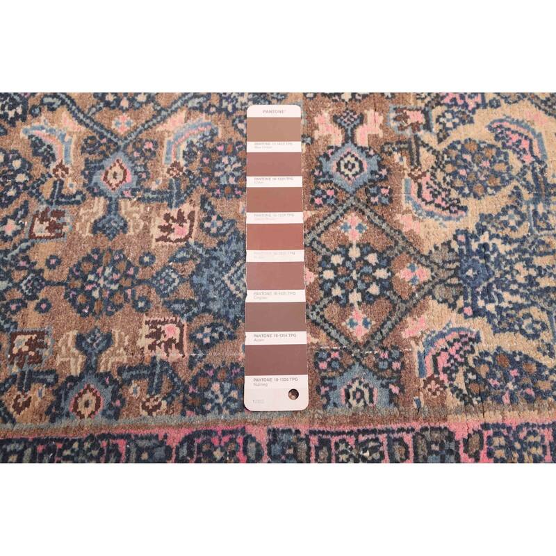 ECARPETGALLERY Hand-knotted Antalya Vintage Brown Wool Rug - 4'2 x 7'2