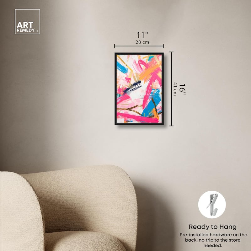 Exuberant Hues IV Canvas by Art Remedy