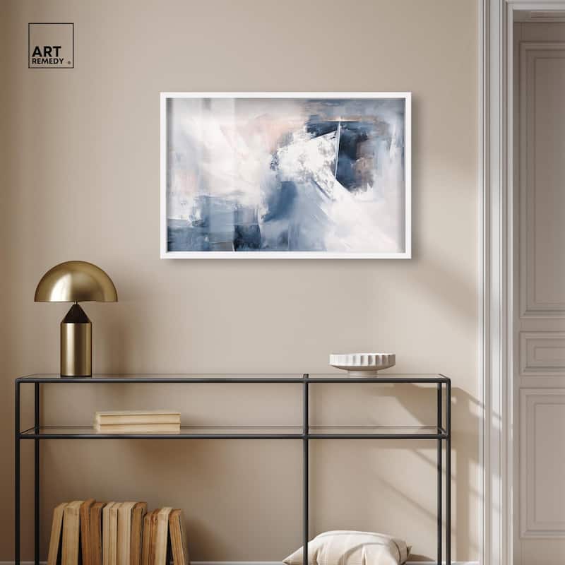 Blue Rapture II Shadowbox by Art Remedy
