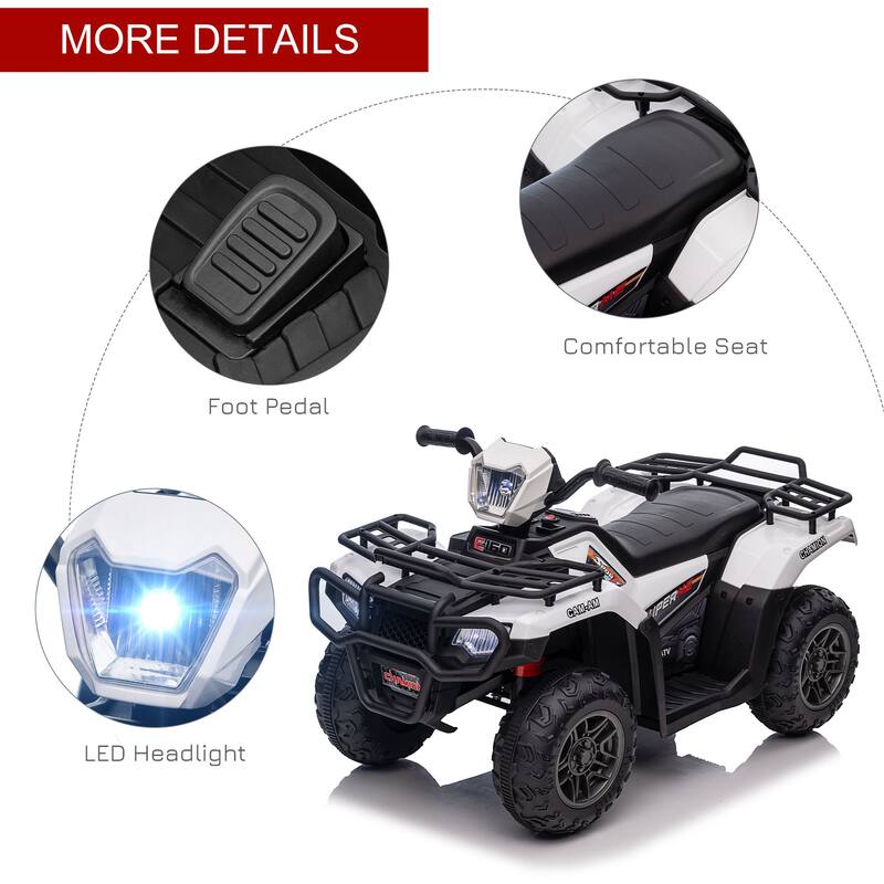 Triple Wheel Kids Electric Motorcycle with Interactive Lights and Spring Suspension for Outdoor Play and Gifts​