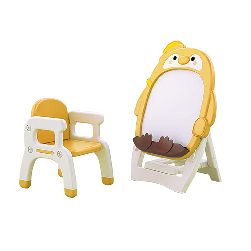 Baby Blackboard Learning Table and Chair for Children's Indoor