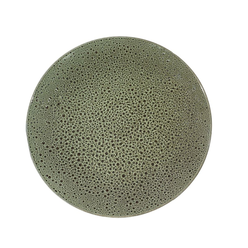 Red Vanilla Art Green Coupe Service Platter