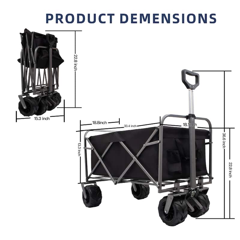 Outdoor Garden Park Utility kids wagon portable beach