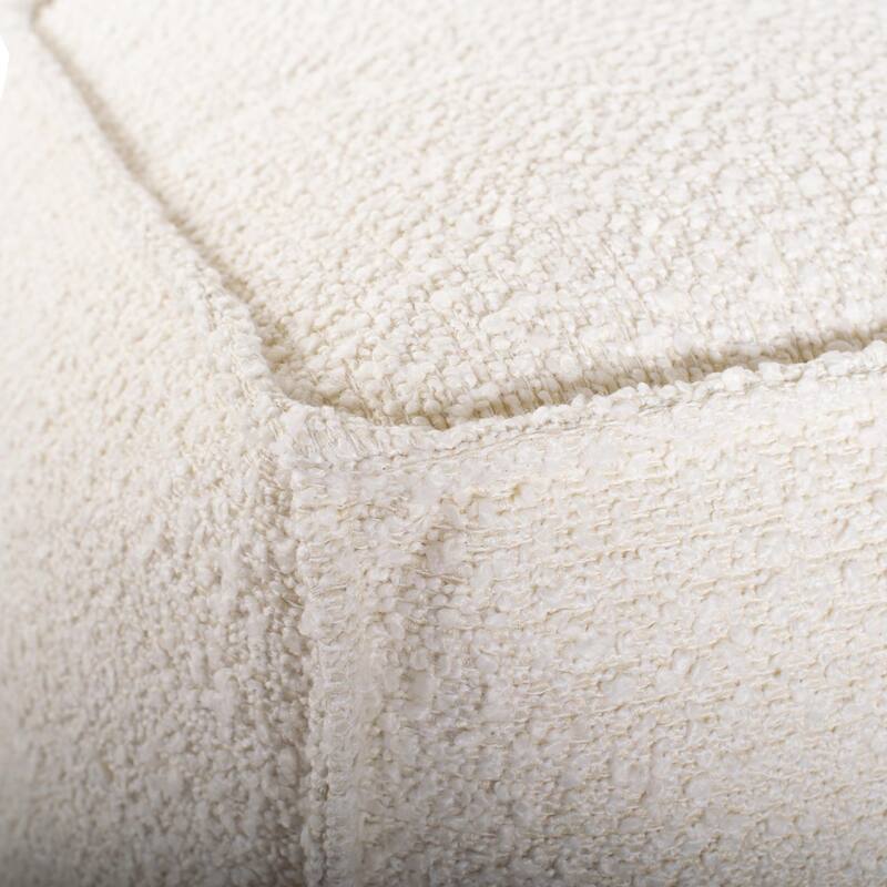 Allan Andrews Square Pouf Barbet Natural