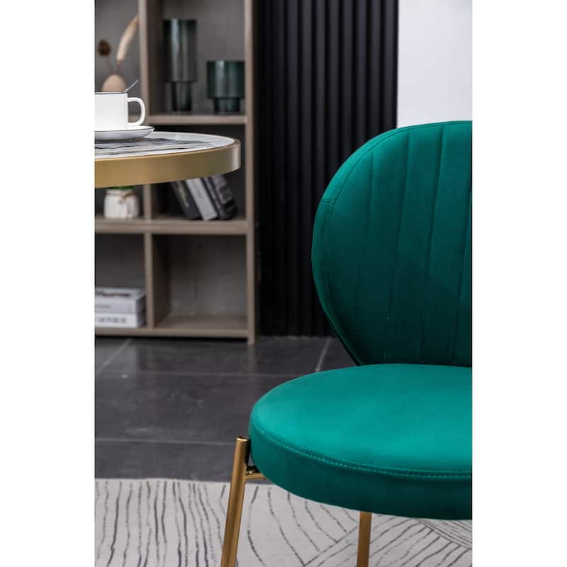 Contemporary Velvet Upholstery Dining Chair for Dining Room