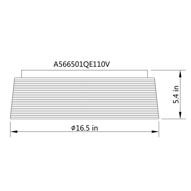 17" Bohemian Rattan LED Flush Mount Caged Ceiling Light