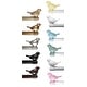 preview thumbnail 1 of 56, Cute Bird Finial Adjustable Decorative Designer Curtain Rod