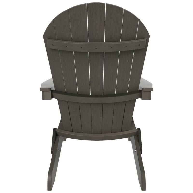 Vineyard HIPS Outdoor Folding Eco-Friendly All Weather Seashell Adirondack Chair