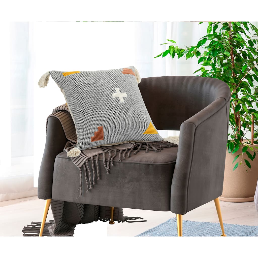 Sevita Golden Desert Swiss Zeal Throw Pillow
